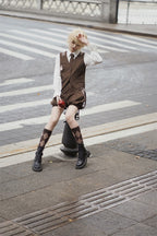 Detective Rabbit Kiri - Ouji Lolita Outfits, Backpack Pants - image 11