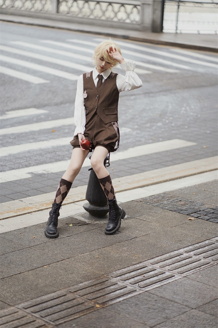 Detective Rabbit Kiri - Ouji Lolita Outfits, Backpack Pants - image 11
