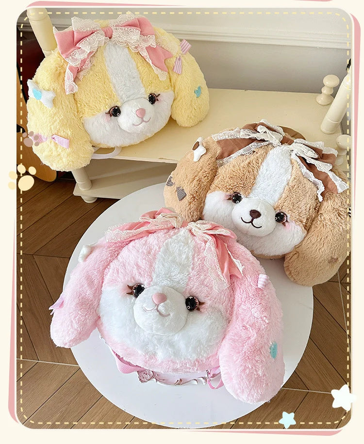 Pakcoco - Kawaii Lolita Bag, Plush Backpack - image 2
