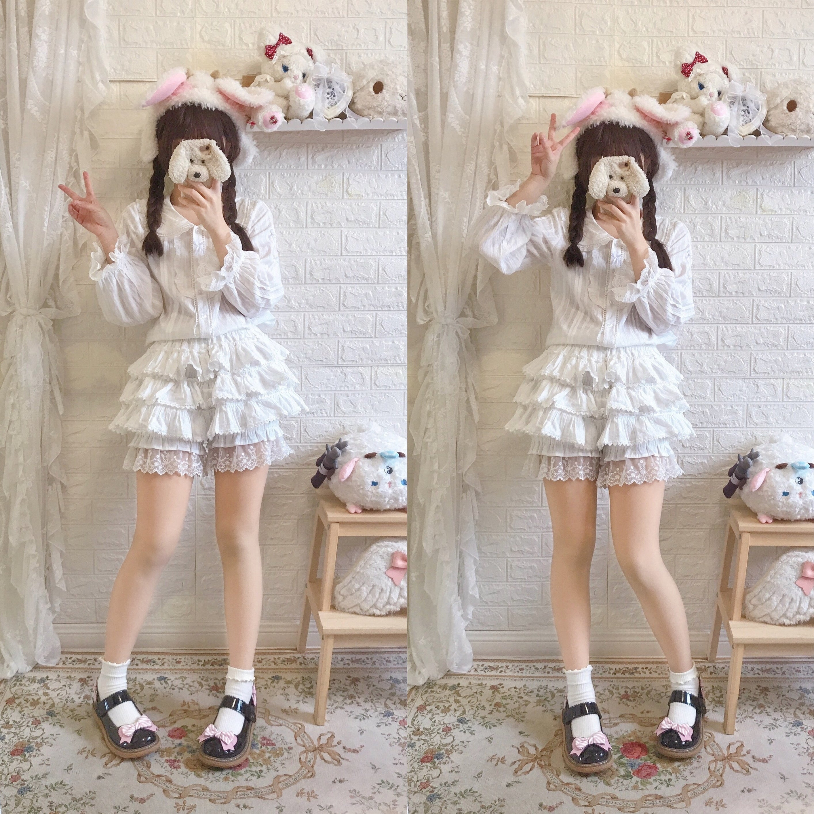 Lolita Innerwear Bloomers Multicolors Anti Exposure - image 4