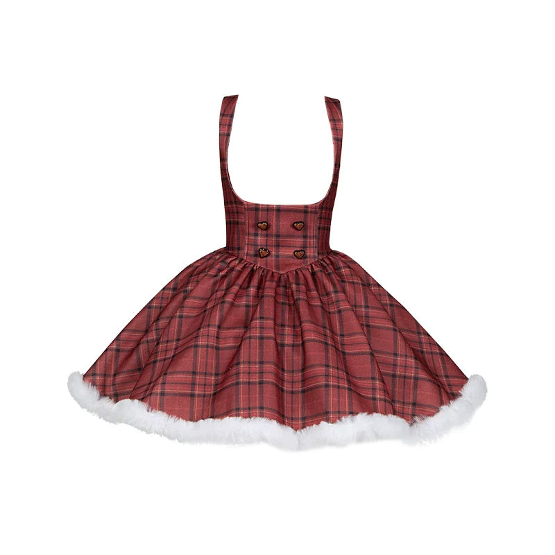 Wish Date - Twins Lolita Fishbone Bust-supporting JSK Winter Scarf-Cape and Accessories - image 22