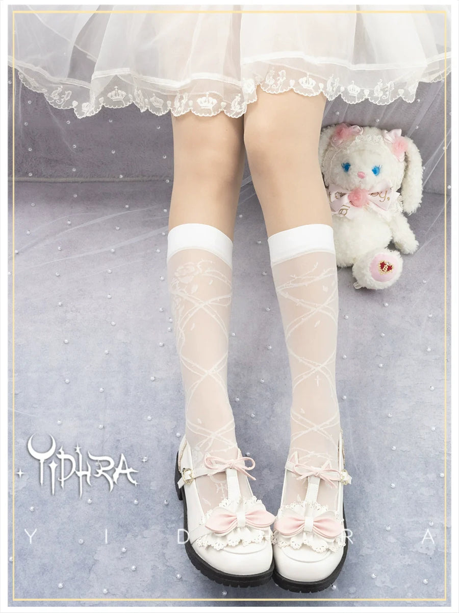 Glass Yarn Gothic Lolita Tights Collection - image 20
