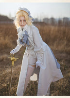 Crumbling Skeleton - Ouji Lolita Fishbone Embroideried Vest & Pants Suits - image 17