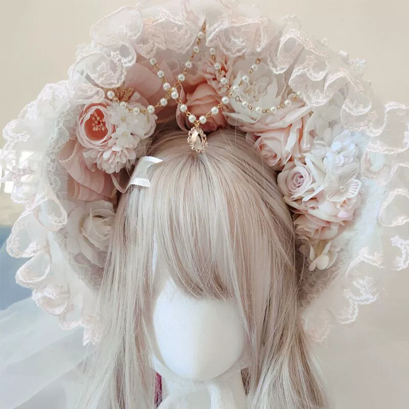 Tea Party Lolita BNT, Necklace and Feather Fan Collection - image 1