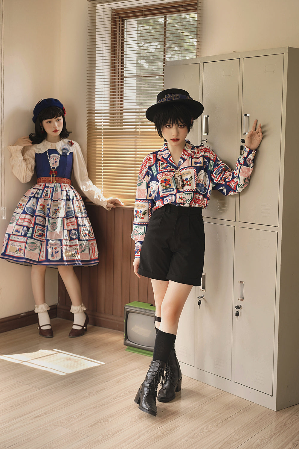 Strawberry Rose - Vintage American Casual Lolita JSK Dress - image 19