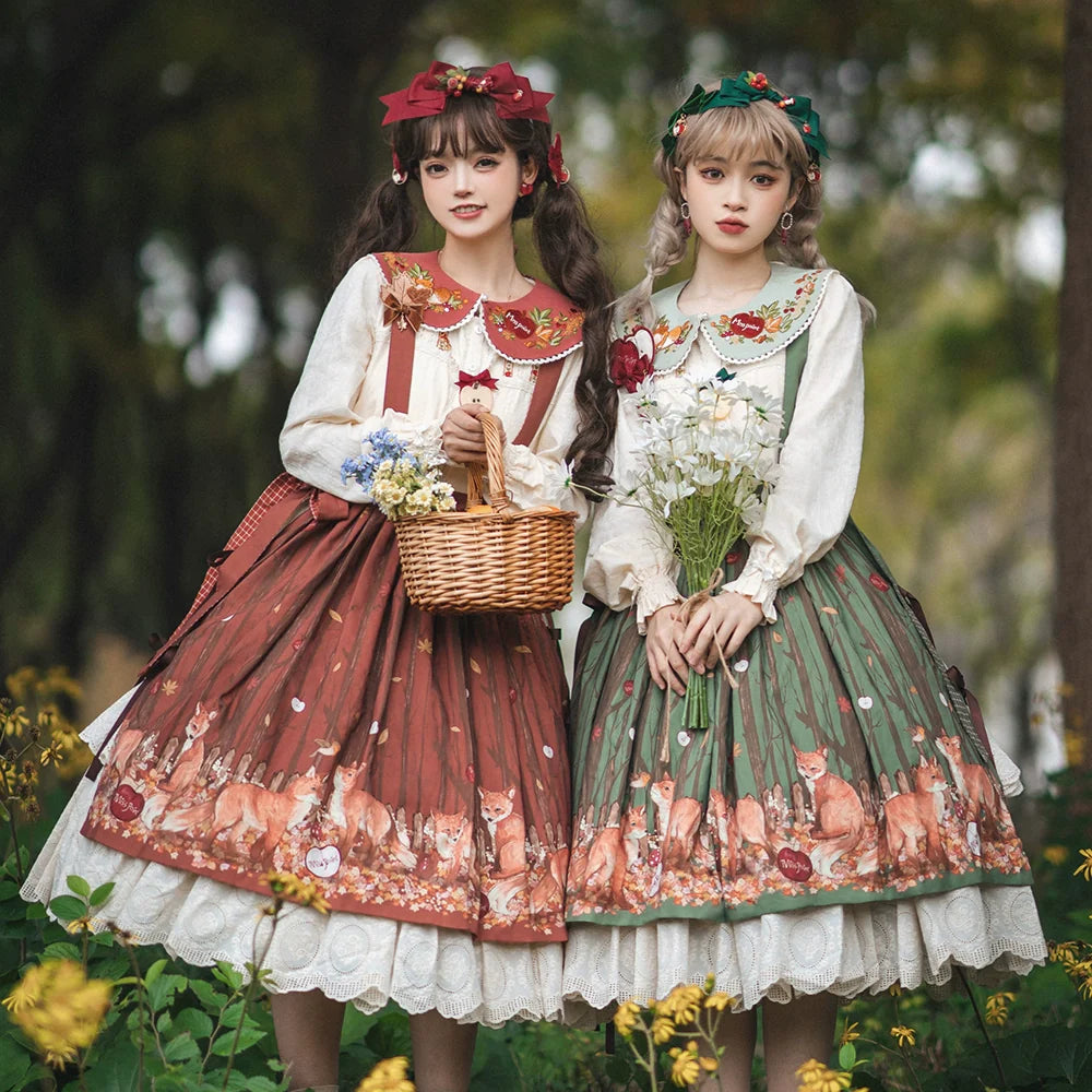 Chuby Box in the Forest - Elegant Lolita Necklace Brooch KC Beret Accessories - image 7