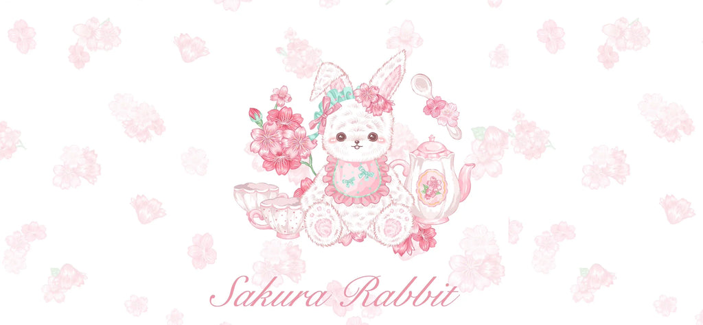 Sakura Bunny - Kawaii Lolita Sakura Print OP Dress, Side Pockets - image 8