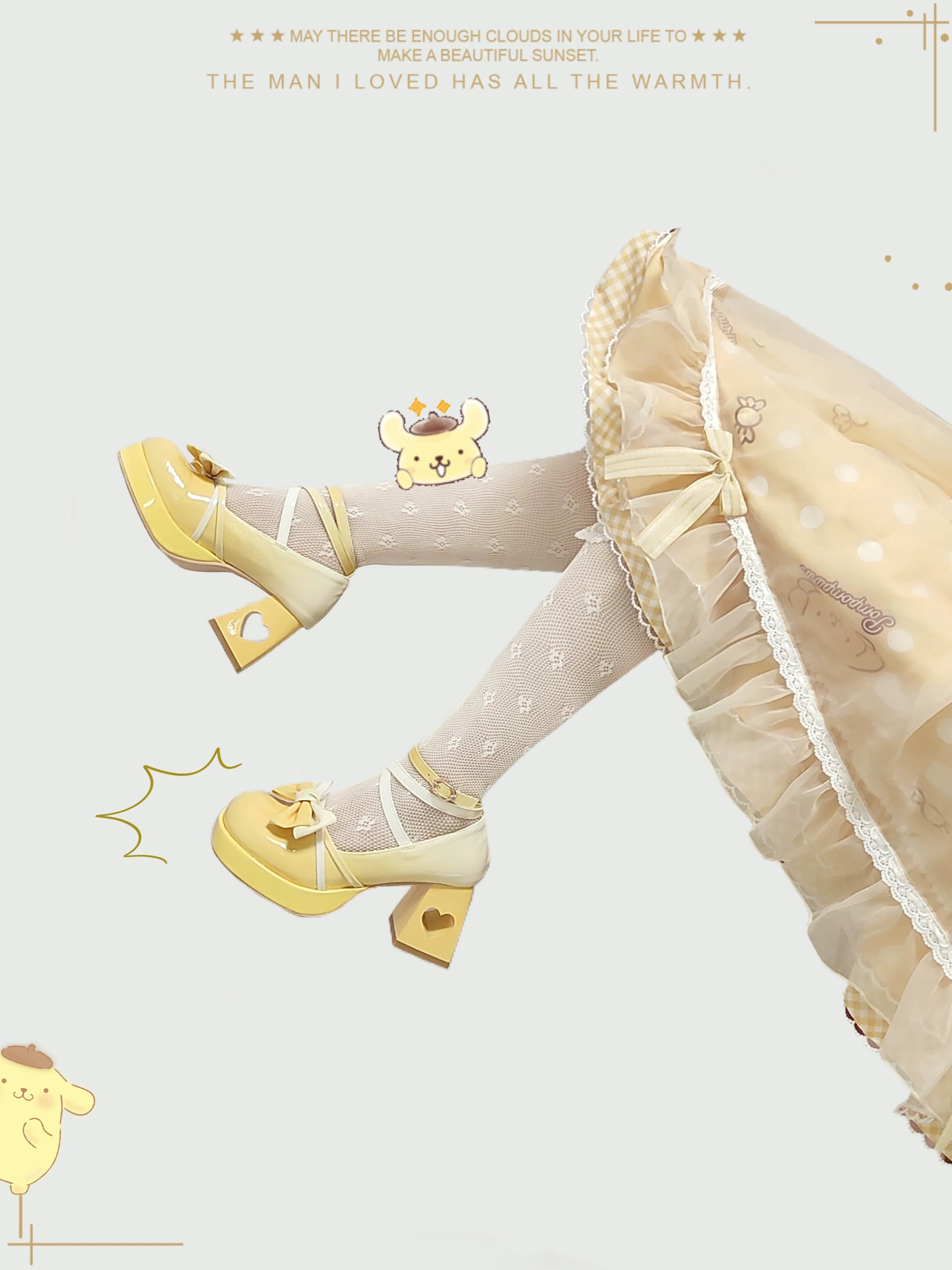 Heart Function - Sweet Lolita Shoes Gradient Color High Heels - image 5