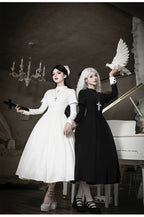 Nihil - Gothic Nun Lolita OP Dress, Irregular Hem Cape and Accessories - image 19