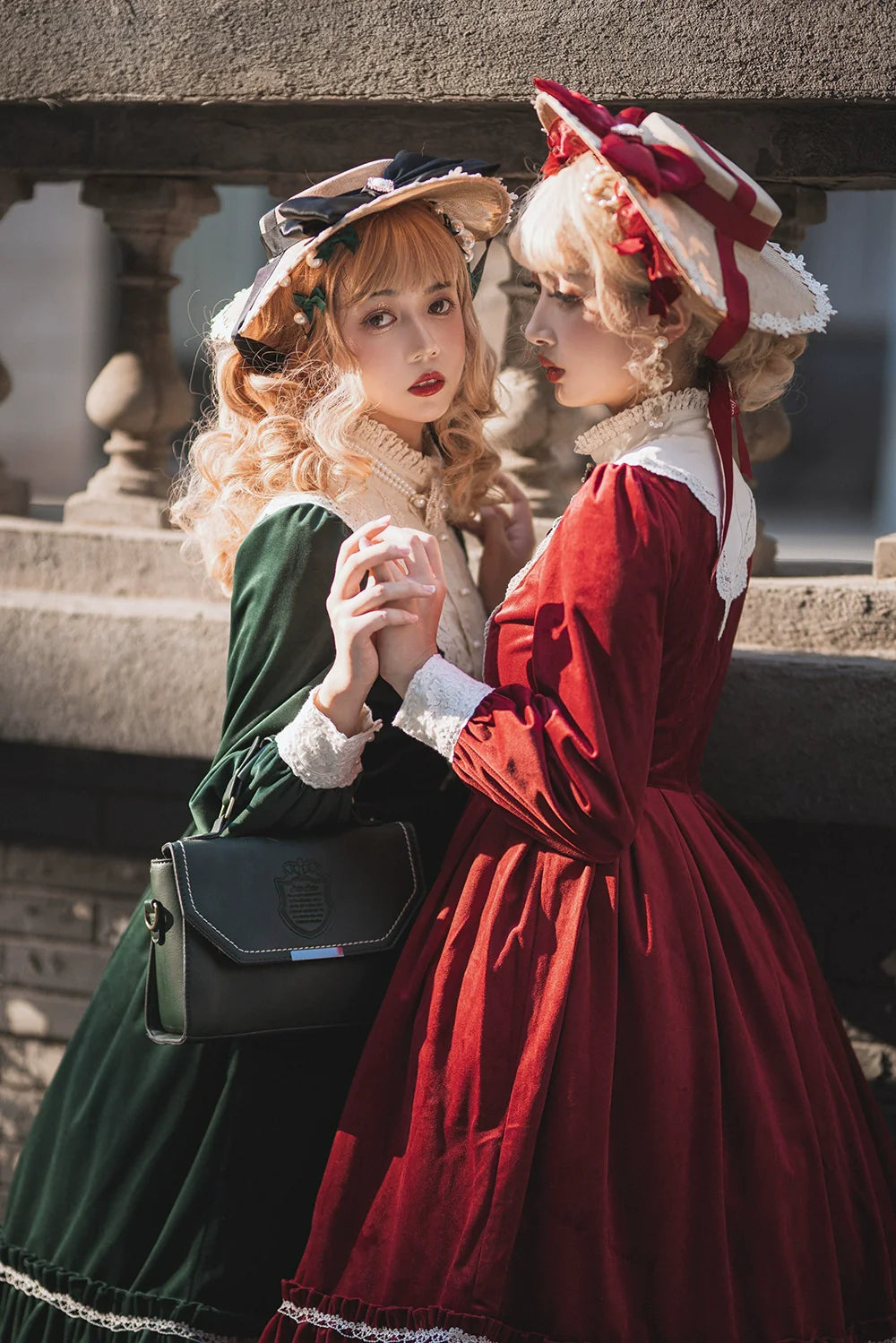 Vintage Elegant Velvet OP Dress - image 4