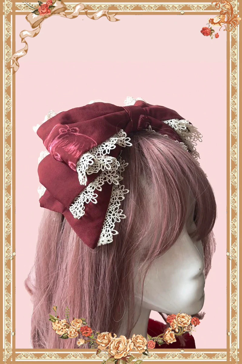 Sweet Lolita Accessories Bonnet KC Socks Beret - image 51