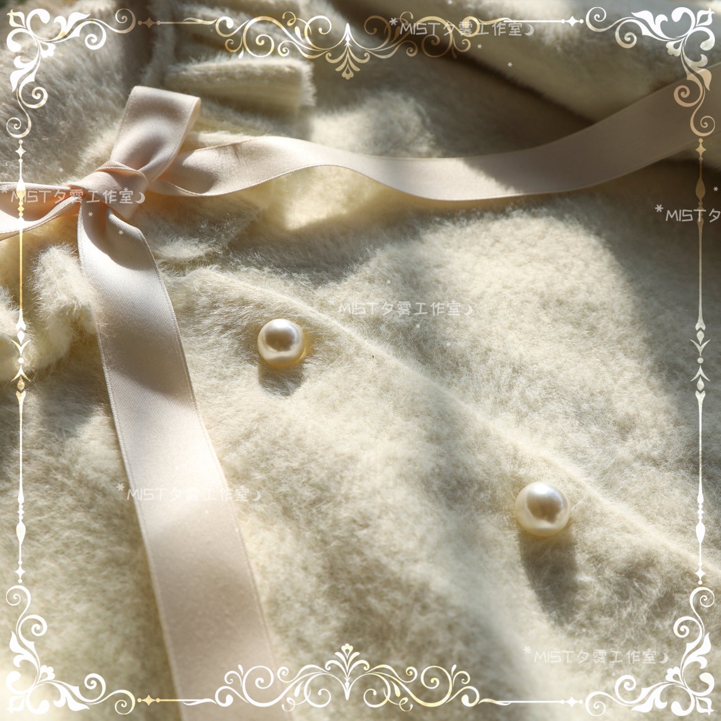 Small Ointment - Sweet Lolita Puff-Sleeve Sweater Coat - image 3