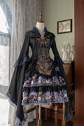 Astro Cat - Gothic Lolita OP Suit Witch Lolita Dress and Shawl - image 1