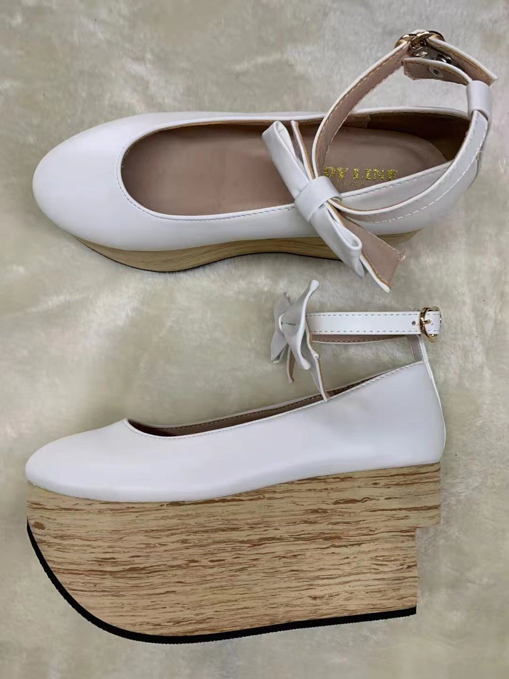 Wa Lolita Wooden Platform Shoes - image 3