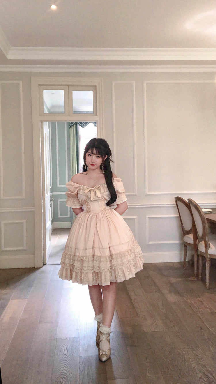 CLA Vintage French Lolita OP Dress - image 93