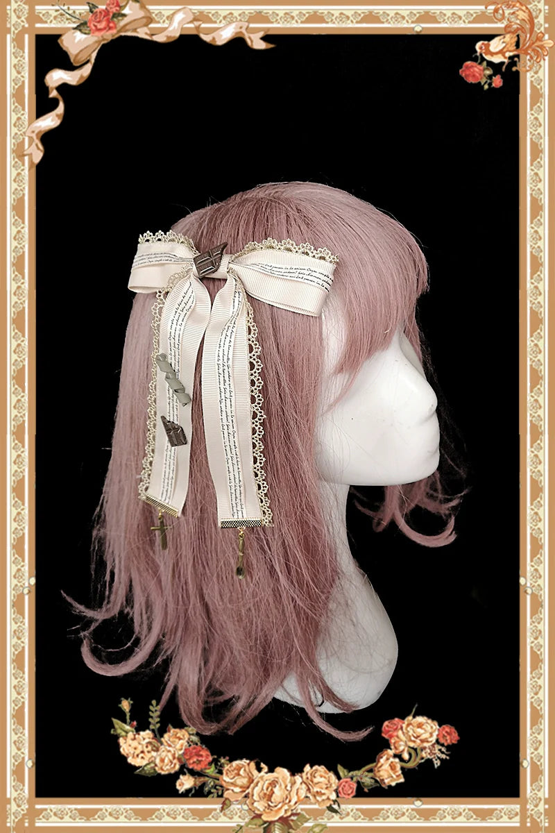 Chocolate Carousel - Peter Pan Collar Old School Lolita JSK Dress, Carousel Print and Accessories - image 19