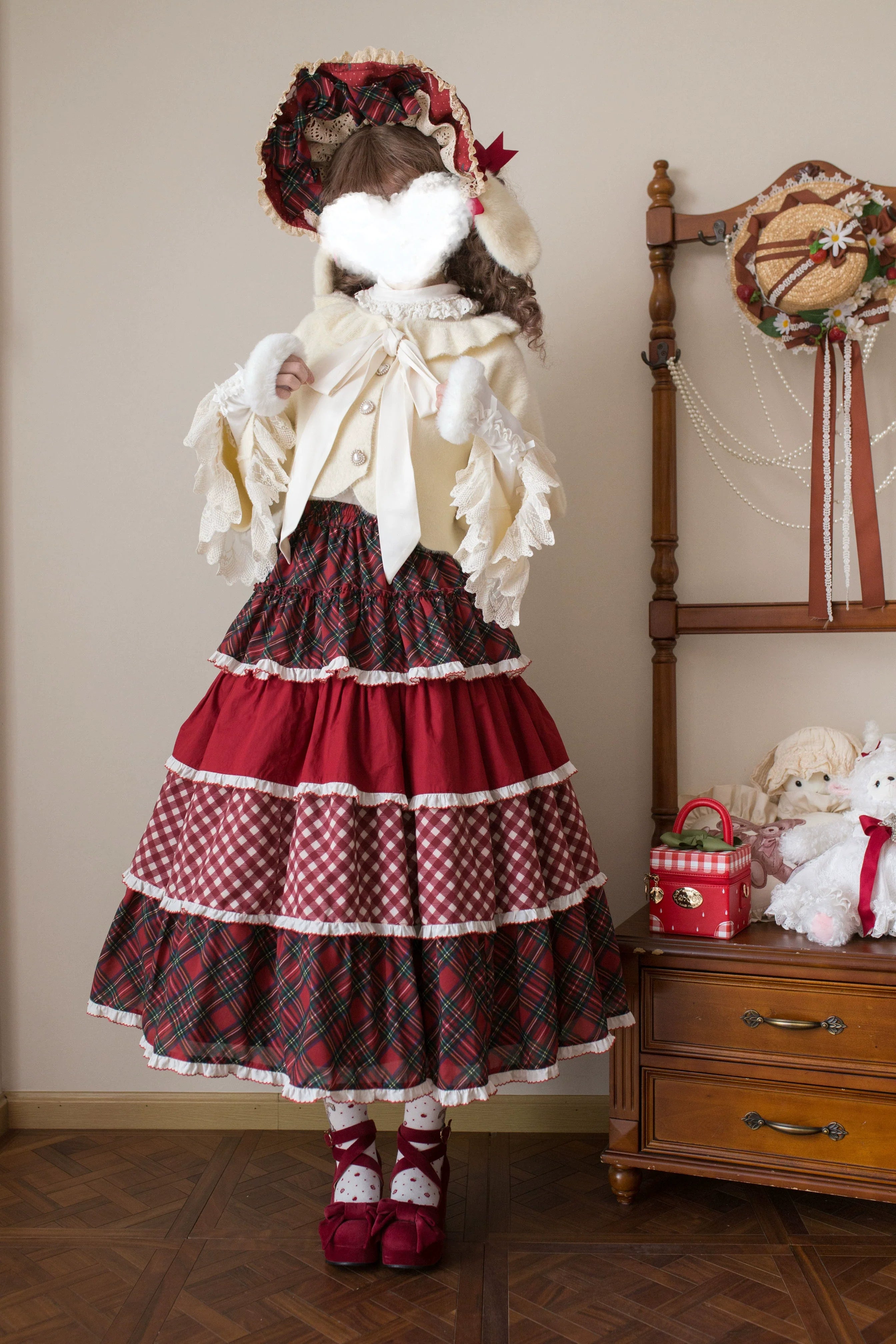 Qian's Letter - Sweet Lolita Winter Cardigan Sweater - image 6