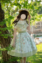 The Rose Dowry - Daily Cotton Lolita OP Dress V-neck Dress - image 2