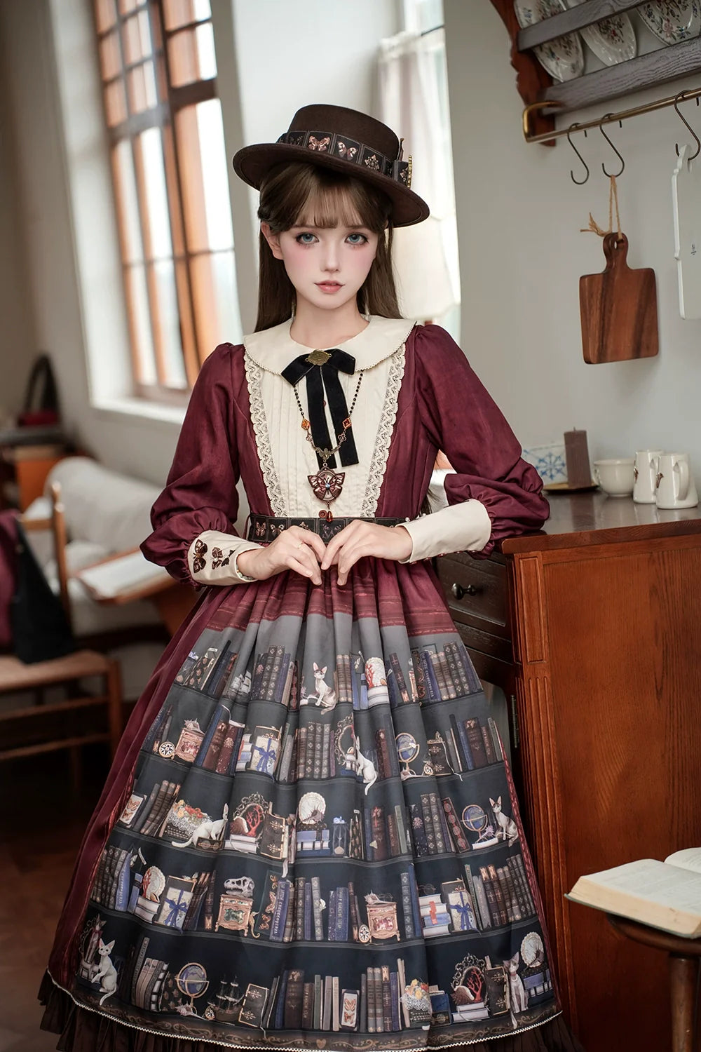 Classic Lolita Headdress, Socks, Necklace and Brooch Accessories - image 14
