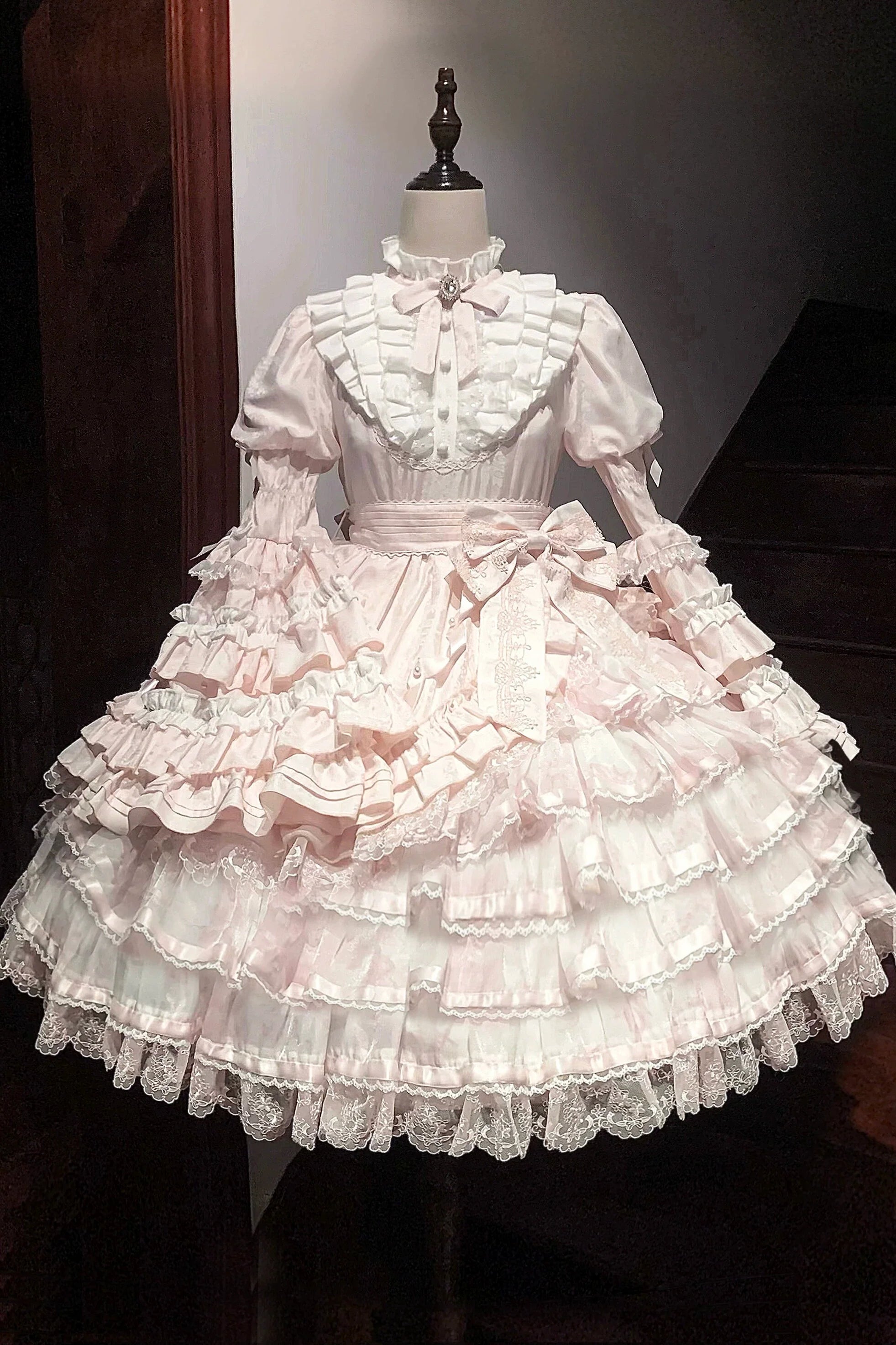 Solo Puppet Sweet Lolita OP Dress with Princess Long Sleeves - image 28
