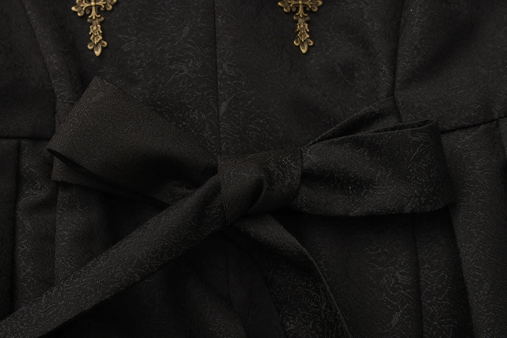 Sea of Hope - Ouji Lolita Long Coat, Detachable Cape - image 8