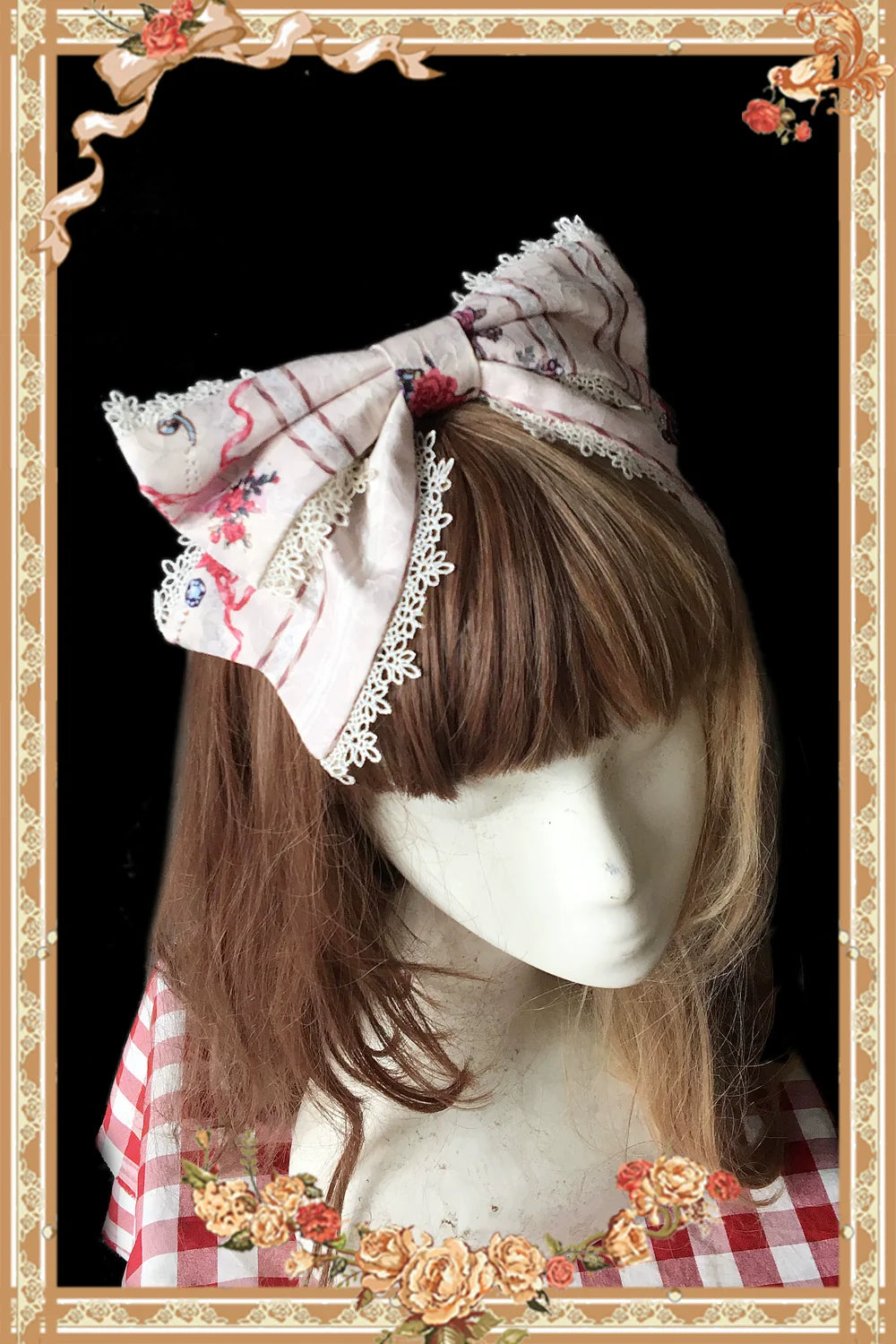 Sweet Lolita Accessories Bonnet KC Socks Beret - image 36