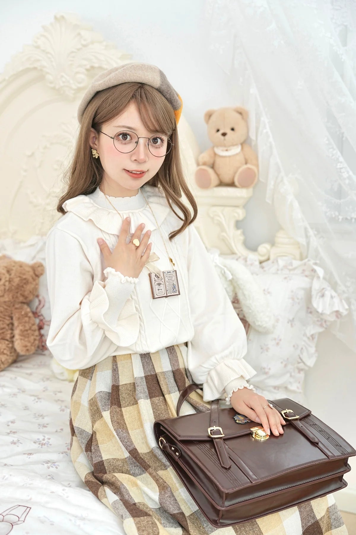 Sweet Lolita Sweater Autumn and Winter Lolita Inner Wear - image 2
