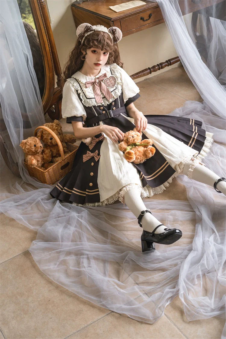 Chocolate Workshop - Classic Lolita Short and Long OP Dress - image 8