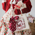 Retro Lolita Handbag PU Square Wedding Bag - image 10