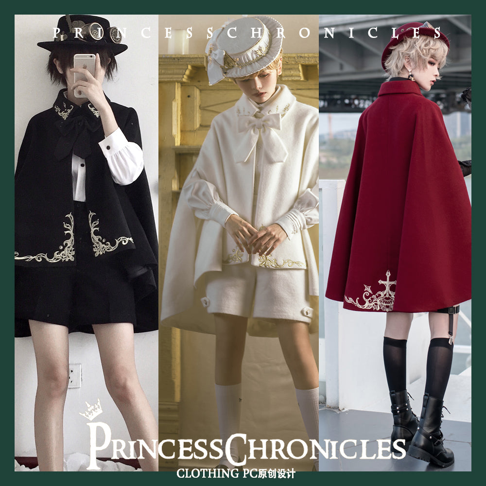 Princess Chronicles Medieval Embroidered Ouji Cape - image 1