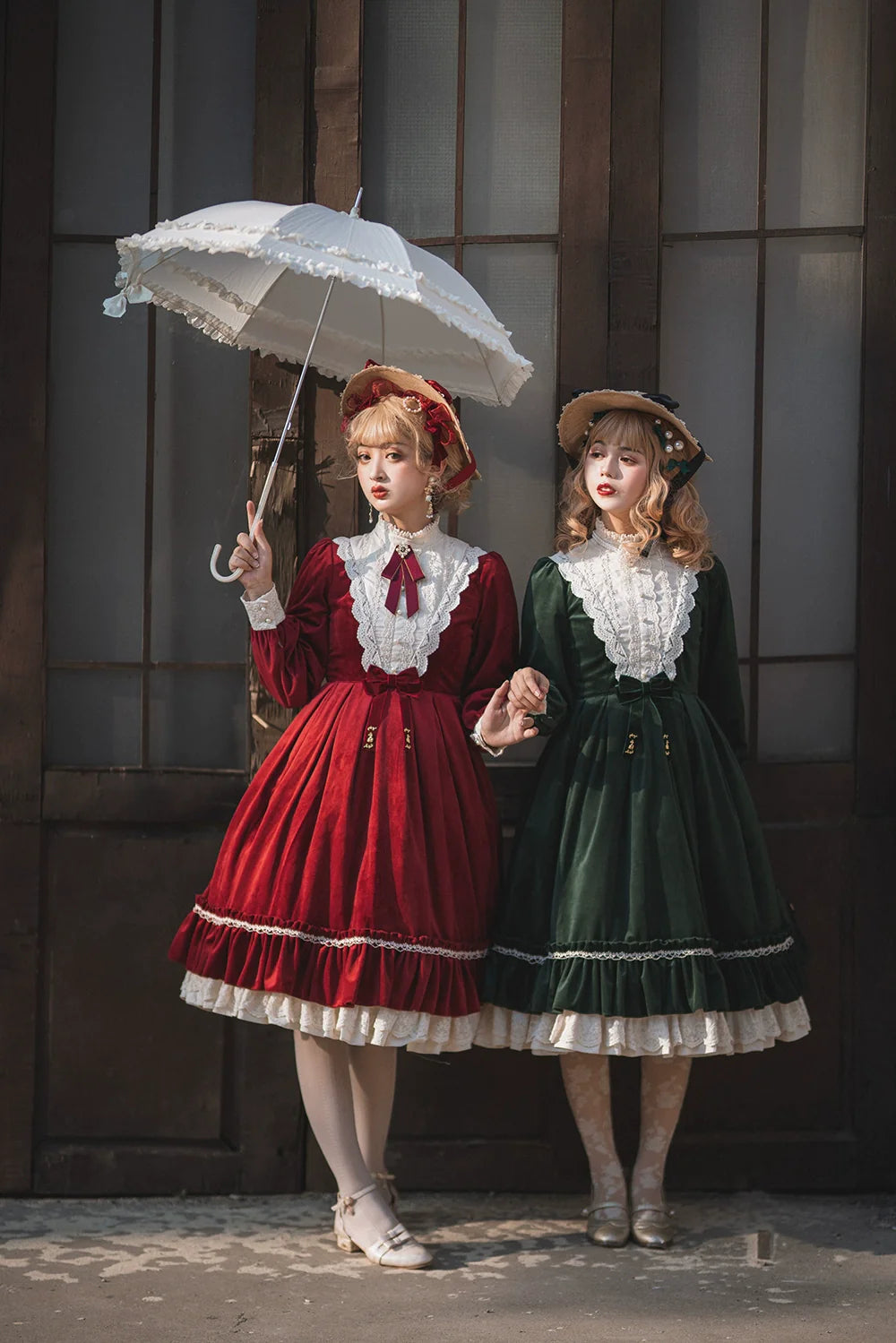 Vintage Elegant Velvet OP Dress - image 8