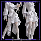 Rabbit Theater White Moonlight - Ouji Lolita Shorts Set, Rabbit Hat - image 9