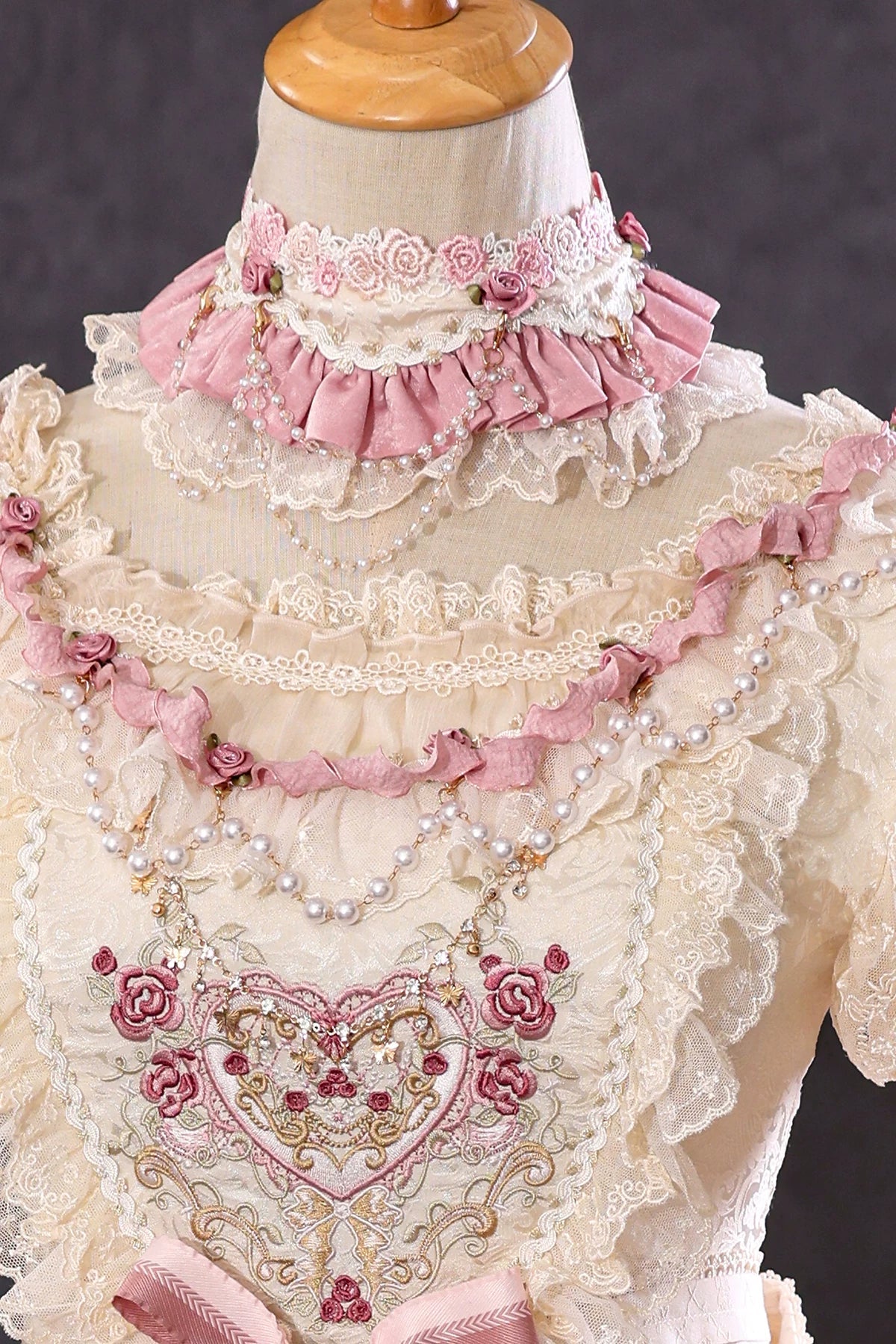 Antique Cake - Vintage Lolita Accessories, Flower Accent - image 19