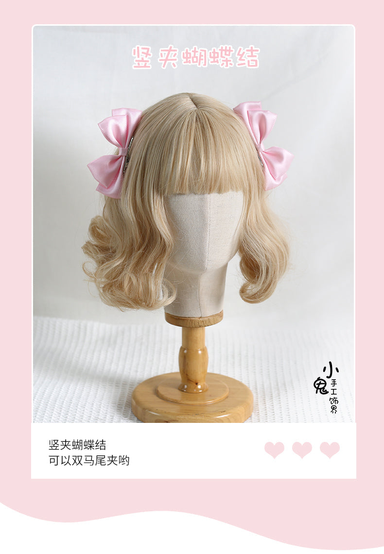 Sweet Lolita Ponytail Bow Hair Clips - image 12