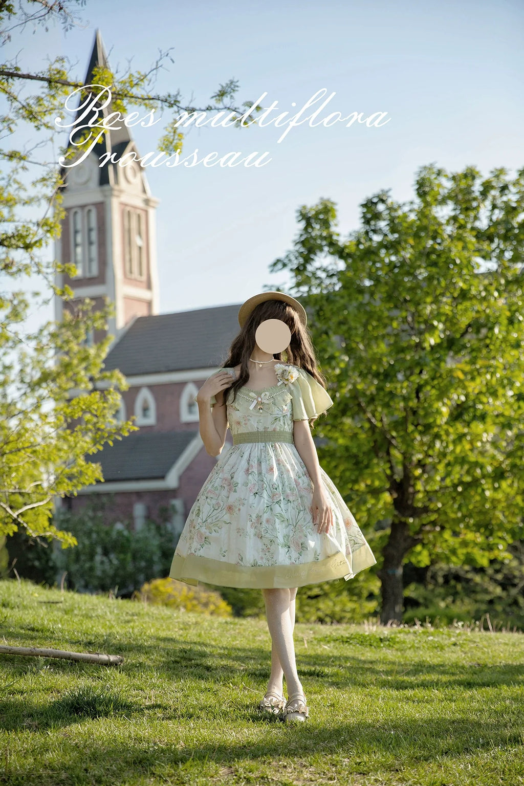 The Rose Dowry - Daily Cotton Lolita OP Dress V-neck Dress - image 7