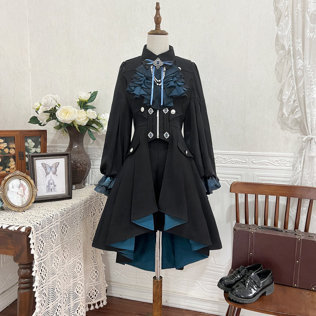 Mystique Melody - Ouji Lolita Shorts, Prince Long Vest Collection - image 11