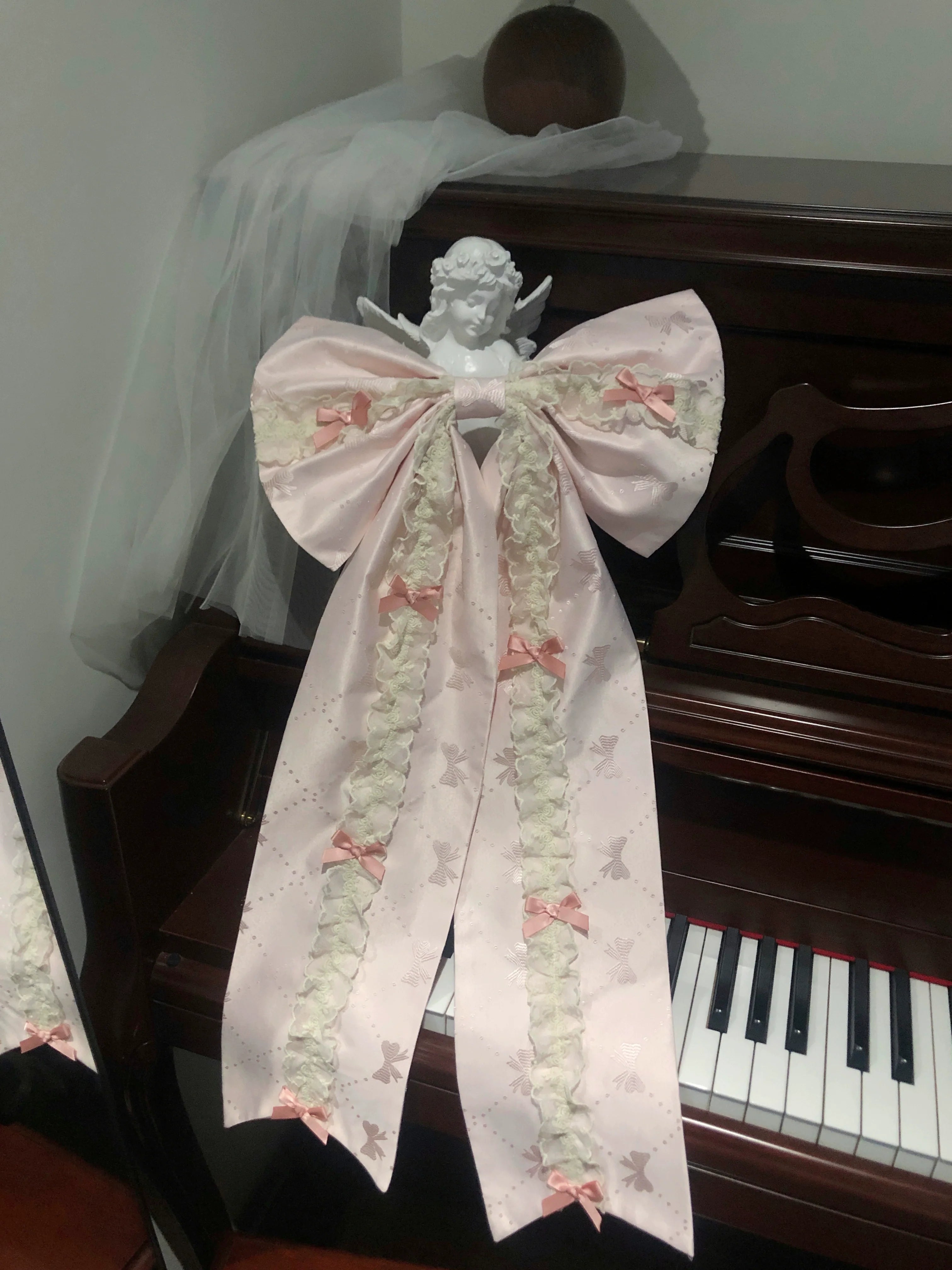 Dreamy Butterfly - Ballet-style Sweet Lolita JSK Dress With Large Bow Trailing - image 28