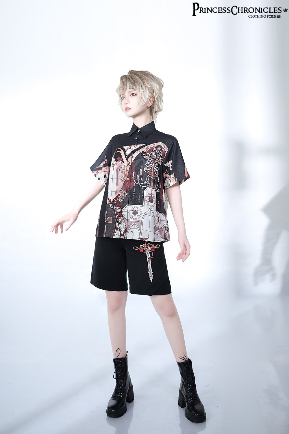 Night Instructions Embroidered Ouji Shorts - image 10