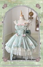 Floral Magician - Sweet Lolita Dress Floral Print Short Length JSK - image 17