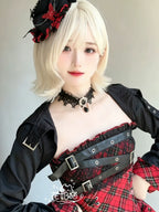 Classic Lolita Rhinestone Pendant Choker, Adjustable Chain - image 7
