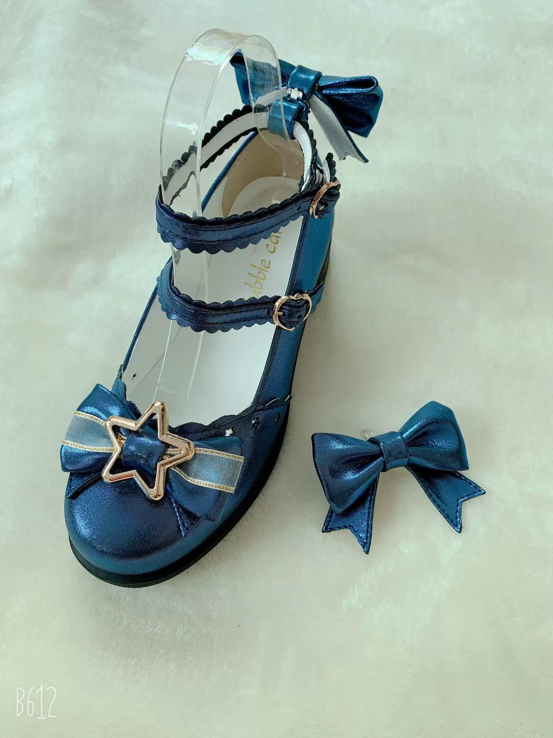 Dreamy Starry - Sweet Lolita Shoes Low Heel Bow Shoes - image 21