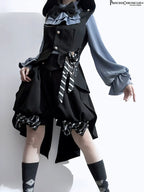 Narrative Rule - Ouji Lolita Shorts Set, Long Vest - image 16