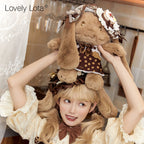 KOKO Chocolate Rabbit - Furry Bunny Lolita Bag - image 3