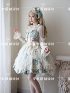 Vivian - Sweet Lolita JSK Doll Lolita Tiered Ruffles Dress - image 11