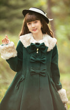 Casual Lolita Winter Wool Down Coat Multicolors - image 13