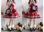 Retro Lolita Handbag PU Square Wedding Bag - image 8