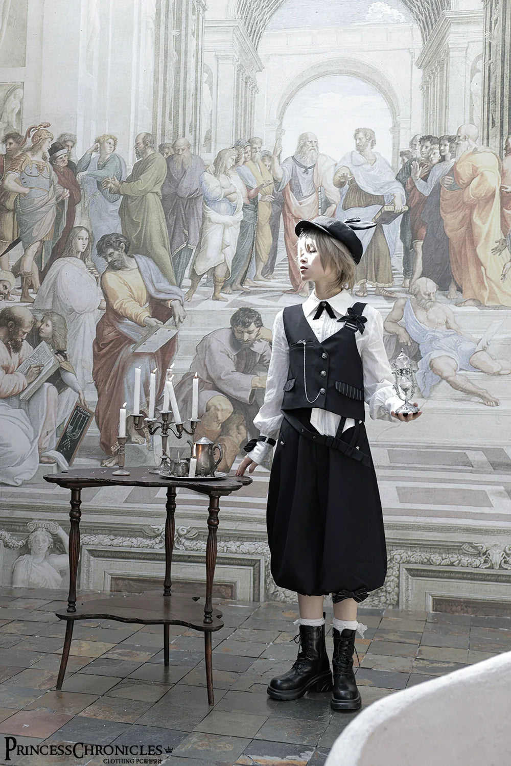 Secret Morning News - Vintage Ouji Lolita Vest Blouse Bloomers - image 30