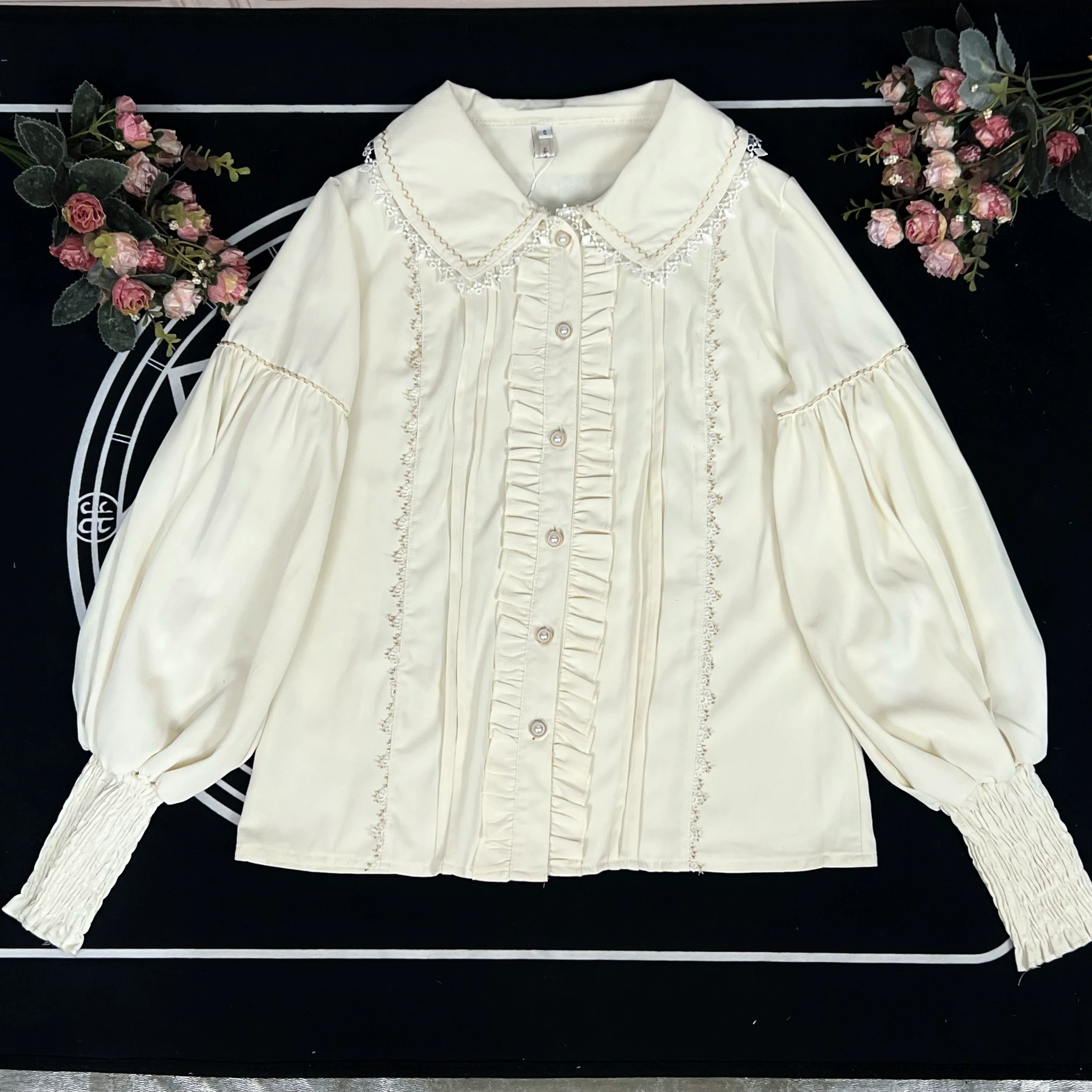The Heart of the Rose - Elegant Retro Lolita Skirt High Waist SK Blouse - image 18