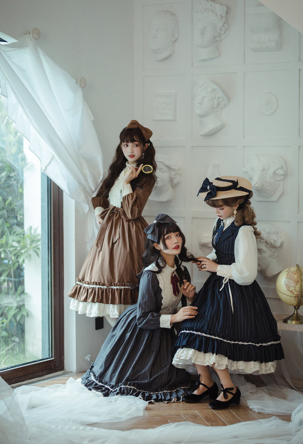 Rose Silhouette - Vintage Classic Lolita OP - image 33
