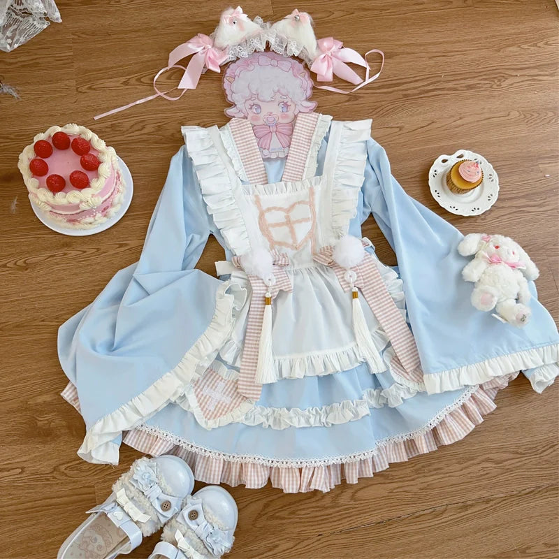 Sweet Meow Nurse - Maid Lolita Skirt Set Kawaii Lolita Dress - image 14
